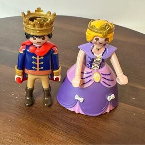 Playmobil Royal Couple – Prince & Princess Crowned Figures in Formal Attire